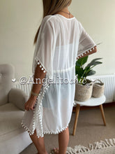 Cargar imagen en el visor de la galería, Tapado oversize gasa Keila - AngelitoChic