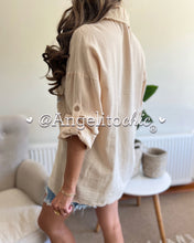 Cargar imagen en el visor de la galería, Camisa lino Amelia - AngelitoChic