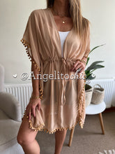 Cargar imagen en el visor de la galería, Tapado oversize gasa Keila - AngelitoChic