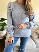 Cargar imagen en el visor de la galería, Sweater básico trenzado Mariela-AngelitoChic
