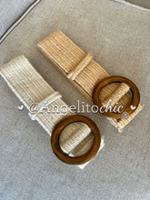 Cargar imagen en el visor de la galería, Cinturón rafia Marcela - AngelitoChic