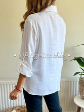 Cargar imagen en el visor de la galería, Blusa lino Paula - AngelitoChic