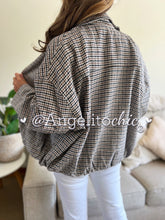 Cargar imagen en el visor de la galería, Bomber pata de gallo Javiera-AngelitoChic