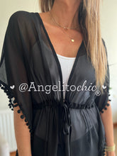 Cargar imagen en el visor de la galería, Tapado oversize gasa Keila - AngelitoChic