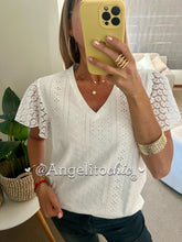 Cargar imagen en el visor de la galería, Polera broderí - AngelitoChic