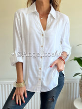 Cargar imagen en el visor de la galería, Blusa lino Paula - AngelitoChic