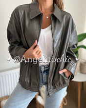 Cargar imagen en el visor de la galería, Chaqueta Bomba ecocuero - AngelitoChic
