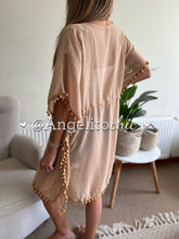 Cargar imagen en el visor de la galería, Tapado oversize gasa Keila - AngelitoChic