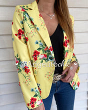 Cargar imagen en el visor de la galería, Blazer seda de viscosa flores-AngelitoChic