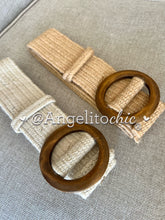 Cargar imagen en el visor de la galería, Cinturón rafia Marcela - AngelitoChic