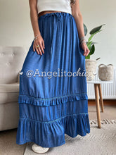 Cargar imagen en el visor de la galería, Falda larga vuelos - AngelitoChic
