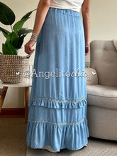 Cargar imagen en el visor de la galería, Falda larga vuelos - AngelitoChic