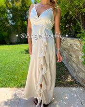 Cargar imagen en el visor de la galería, Vestido Satin Vuelos Gema