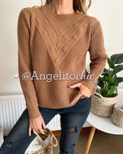 Cargar imagen en el visor de la galería, Sweater tejido Elisa - AngelitoChic 

