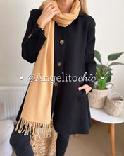 Cargar imagen en el visor de la galería, Bufanda cashmere suave beige
