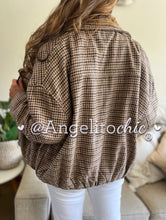 Cargar imagen en el visor de la galería, Bomber pata de gallo Javiera-AngelitoChic 
