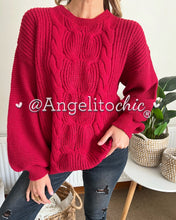 Cargar imagen en el visor de la galería, Sweater tejido Tania - AngelitoChic 
