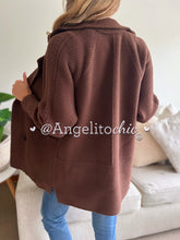 Cargar imagen en el visor de la galería, Abrigo paño spandex Napoles-AngelitoChic 
