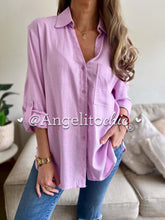 Cargar imagen en el visor de la galería, Blusa Lino Daniella-AngelitoChic
