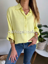 Cargar imagen en el visor de la galería, Blusa Lino Antonella- AngelitoChic
