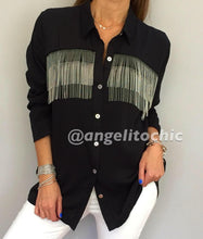 Cargar imagen en el visor de la galería, Blusa flecos Vanesa - AngelitoChic
