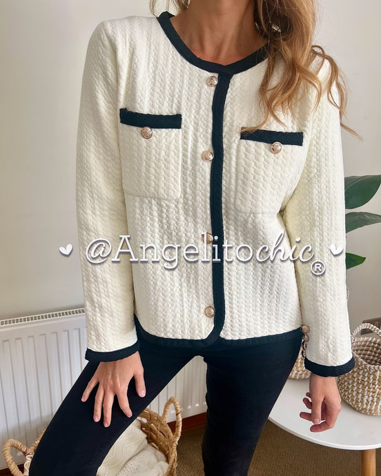 Chaleco estilo Chanel - AngelitoChic 