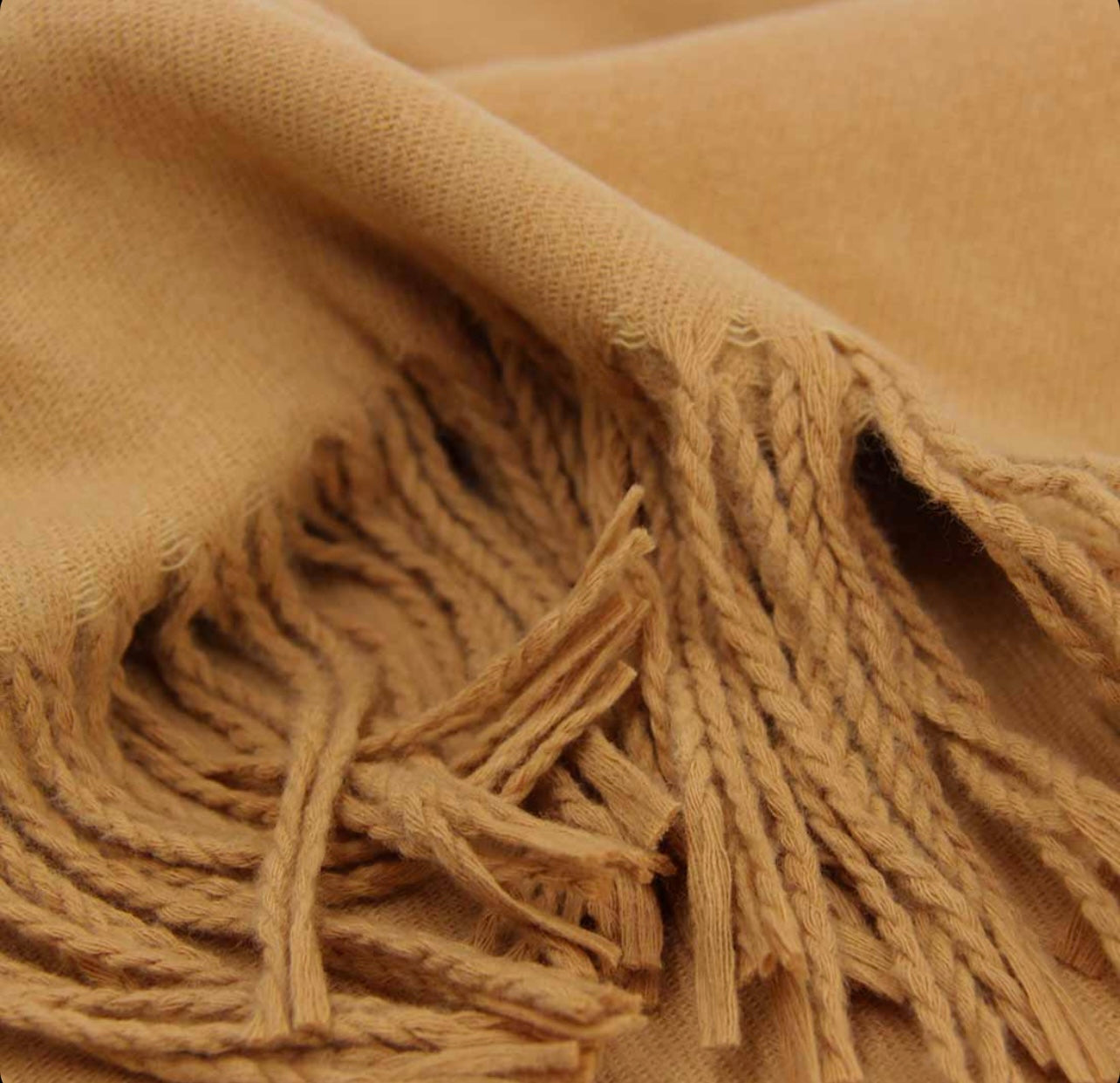 Bufanda cashmere suave beige