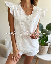 Cargar imagen en el visor de la galería, Polera broderí Elisa - AngelitoChic
