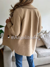 Cargar imagen en el visor de la galería, Abrigo paño spandex Napoles-AngelitoChic 
