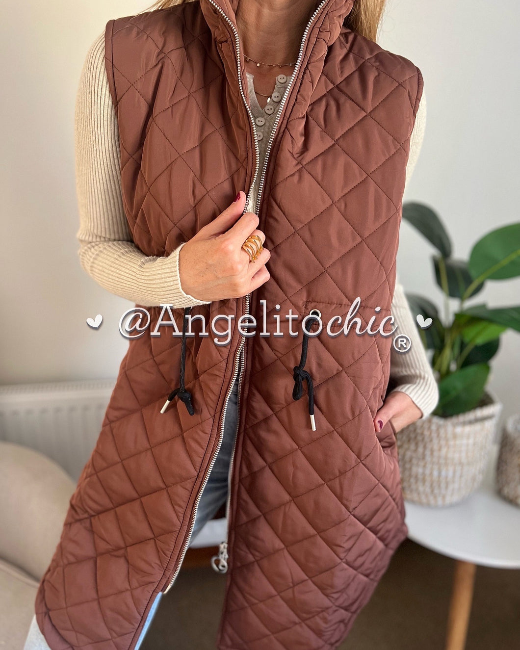 Parka larga Aline
