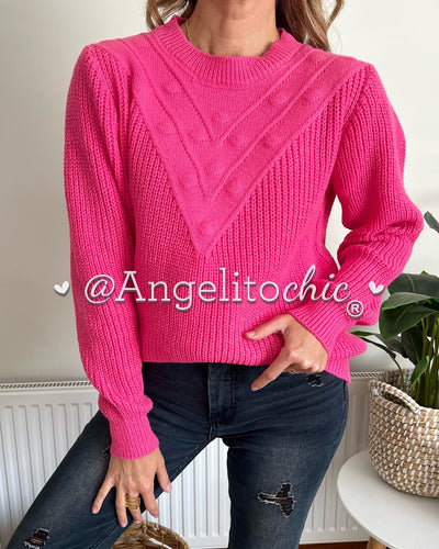 Sweater tejido Elisa - AngelitoChic 