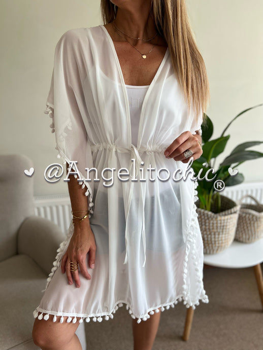 Tapado oversize gasa Keila - AngelitoChic