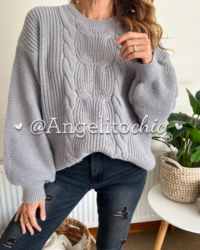 Sweater tejido Tania - AngelitoChic 