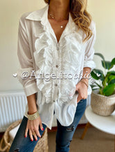 Cargar imagen en el visor de la galería, Blusa volados Trini - AngelitoChic 
