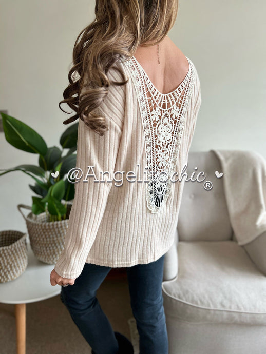 Polera Espalda Macrame Amelia - AngelitoChic