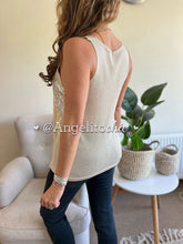 Cargar imagen en el visor de la galería, Polera hilo print lurex metalizada - AngelitoChic
