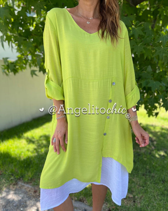 Vestido Doble Capa Rosita - AngelitoChic